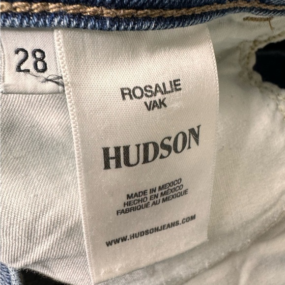 Hudson Rosalie High Rise Wide Leg Jeans Size 28 - Picture 15 of 16